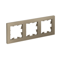 Рамка 3-м AtlasDesign универс. шампань SE ATN000503 - УПС инжиниринг