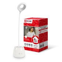 Светильник светодиодный настольный ССО 10Б 6Вт 6500К 480лм аккум. сенсор-диммер с органайзером USB-кабель бел. IN HOME 4690612036595 - УПС инжиниринг