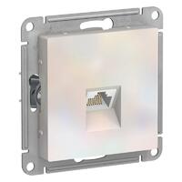 Розетка компьютерная AtlasDesign RJ45 кат.6A механизм жемчуж. SE ATN000486 - УПС инжиниринг