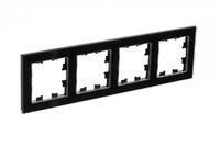 Рамка 4-м AtlasDesign Nature стекло черн. SE ATN321004 - УПС инжиниринг