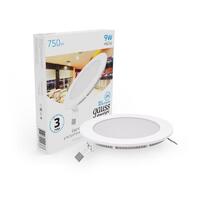 Светильник светодиодный Slim 9Вт 6500К IP20 750лм 220-240В ДВО круг бел. GAUSS 939111309 - УПС инжиниринг
