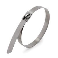 Хомут кабельный СКС (304) 4.6х250 стальной (уп.100шт) Fortisflex 74911 - УПС инжиниринг