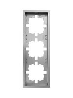 Рамка 3-мест. горизонт. ZIMA сер. матов. LEZARD 704-7400-148 - УПС инжиниринг