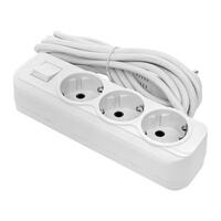 Удлинитель 3х2м с заземл. 16А IP20 Эксперт 3.0кВт с выкл. ПВС 3х1 PROxima EKF UBA16-310-3-02i - УПС инжиниринг