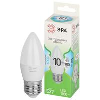 Лампа светодиодная GREEN LINE B35-10W-840-E27 GL 10Вт свеча 4000К яркий свет бел. E27 Эра Б0067096 - УПС инжиниринг