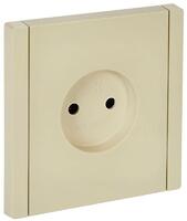 Розетка 1-м СП FORTE&PIANO FP418 10А без заземл. без защ. шторок винт. крепл. ваниль IEK FP-R10-10-K10 - УПС инжиниринг