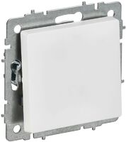 Выключатель проходной 1-кл. СП BRITE ВС10-1-6-БрАБ 10А механизм арктич. бел. IEK BR-V12-0-10-K91 - УПС инжиниринг