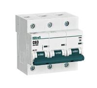 Выключатель автоматический модульный 3п C 63А 10кА ВА-201 DEKraft 13007DEK - УПС инжиниринг