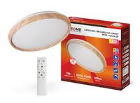 Светильник светодиодный COMFORT WOOD 75Вт 3000-6500К 6000лм 230В 490х90мм с пультом ДУ IN HOME 4690612035758 - УПС инжиниринг
