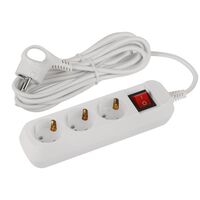 Удлинитель 3х5м с заземл. с выкл. ПВС 3х0.75 UDL-10-350-ES Greenline Эра Б0065080 - УПС инжиниринг