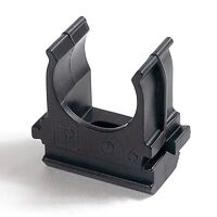 Держатель для труб (клипса) d16мм полистирол черн. (уп.100шт) Промрукав PR.02716ч - УПС инжиниринг