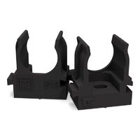 Держатель для труб (клипса) d16мм для монтажн. пистолета черн. в п/э Промрукав PR13.0131 - УПС инжиниринг