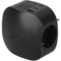 Разветвитель 3-м SP-3e-3USBAC-B + 3 USB A+C с заземл. со шторками 16А черн. Эра Б0069082 - УПС инжиниринг