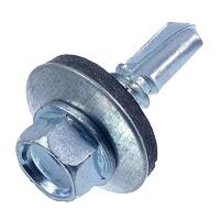 Саморез кровельный 5.5х19 цинк (уп.70шт) коробка СТРОЙМЕТИЗ 2070214 - УПС инжиниринг