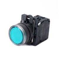 Кнопка модульная SB5 с подсветкой в сборе 22мм пластик 24ВDC 1НО зел. SE SB5AW33B1 - УПС инжиниринг