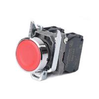 Кнопка модульная SB4 в сборе 22мм с возвратом металл 1НО+1НЗ красн. SE SB4BA45 - УПС инжиниринг