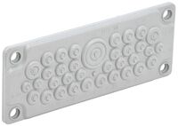 Ввод кабельный мембранный 35 отверстий d6-32мм IP65 (без клипс) TITAN IEK TI-01D-MC-035-65 - УПС инжиниринг