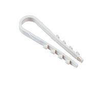 Дюбель-хомут PCD-R 19-25-65-100WH для круглого кабеля PA6.6 бел. (уп.100шт) JazzWay 5054820 - УПС инжиниринг