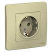 Розетка 1-м СП Blanca 16А IP20 250В с заземл. без защ. шторок беж. SE BLNRS001017 - УПС инжиниринг