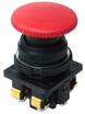 Выключатель кнопочный КЕ-021 У3 исп.2 1НО+1НЗ гриб без фиксации 10А IP40 660В красн. Электротехник ET511659 - УПС инжиниринг