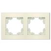 Рамка 2-м Афина универс. сл. кость (ivory) Universal A0044-I - УПС инжиниринг