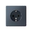 Розетка ArtGallery 16А с заземл. механизм грифель SE GAL000743 - УПС инжиниринг