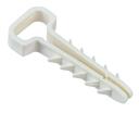 Дюбель-хомут 6х14мм для плоского кабеля нейлон бел. (уп.100шт) IEK UDH14-06-14-100-K01 - УПС инжиниринг