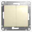 Выключатель 2-кл. СП Glossa 10А IP20 (сх. 5) 10AX механизм беж. SE GSL000251 - УПС инжиниринг
