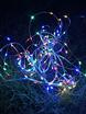 Гирлянда светодиодная "Разноцветные нити" 100LED 7м (4м+3м) мультиколор на солнечной батарее аккумулятор AA NI-MH 600мАч IP44 КОСМОС KOC_SOL196 - УПС инжиниринг