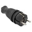 Вилка прямая 16А 2P+PE 230В IP44 каучук PROxima EKF RPS-011-16-230-44-r - УПС инжиниринг