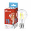 Лампа светодиодная LED-A60-deco 11Вт грушевидная прозрачная 6500К холод. бел. E27 1160лм 230В IN HOME 4690612026169 - УПС инжиниринг