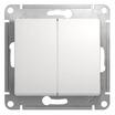 Переключатель проходной 2-кл. СП Glossa 10А IP20 (сх. 6/2) 10AX механизм бел. SE GSL000165 - УПС инжиниринг