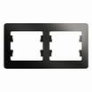 Рамка 2-м Glossa горизонт. антрацит SE GSL000702 - УПС инжиниринг