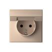 Розетка ArtGallery 16А IP20 с заземл. защ. шторки с крышкой механизм песочн. SE GAL001246 - УПС инжиниринг