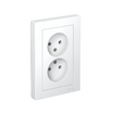 Розетка двойная AtlasDesign без заземл.16А в сборе лотос SE ATN001320 - УПС инжиниринг