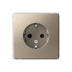 Розетка ArtGallery 16А с заземл. защ. шторки механизм шампань SE GAL000545 - УПС инжиниринг