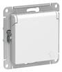 Розетка AtlasDesign 16А IP20 с заземл. защ. шторки с крышкой механизм лотос SE ATN001346 - УПС инжиниринг