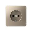 Розетка ArtGallery 16А с заземл. со шторками быстрозажим. клем. механизм шампань SE GAL000545S - УПС инжиниринг