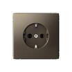 Розетка ArtGallery 16А с заземл. быстрозажим. клем. механизм мокко SE GAL000643S - УПС инжиниринг