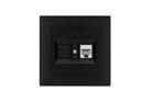 Розетка компьютерная CAT 5+гнездо Karea RIZZ STAR чер. Makel 88054035 - УПС инжиниринг