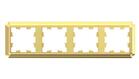 Рамка 4-м AtlasDesign Antique универс. зол. SE ATN101604 - УПС инжиниринг
