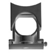 Держатель для труб (клипса) d36-48мм раздвижной с крышкой полиамид черн. DKC PASW3648N - УПС инжиниринг