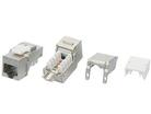 Вставка Keystone Jack RJ45 (8P8C) кат.5E экранир. KJ9-8P8C-C5e-90-SH-F-WH Hyperline 432598 - УПС инжиниринг