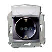 Розетка 1-м СП Simon34 16А IP44 с заземл. защ. шторки с крышкой механизм графит Simon 34445-038 - УПС инжиниринг