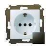 Розетка 1-м СП Simon34 16А IP20 с заземл. механизм графит Simon 34432-038 - УПС инжиниринг