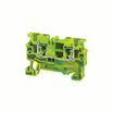 Клемма заземляющая пружинная OptiClip CXG-4-PE-(0.2-4) КЭАЗ 289760 - УПС инжиниринг