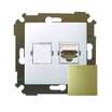 Розетка компьютерная СП Simon34 RJ45 механизм бронз. Simon 34598-036 - УПС инжиниринг