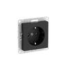 Розетка AtlasDesign 16А с заземл. быстрозажим. клем. механизм карбон SE ATN001043S - УПС инжиниринг