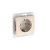 Розетка Glossa 16А с заземл. быстрозажим. клем. механизм беж. SE GSL000243S - УПС инжиниринг