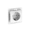 Розетка Glossa 16А с заземл. быстрозажим. клем. механизм бел. SE GSL000143S - УПС инжиниринг